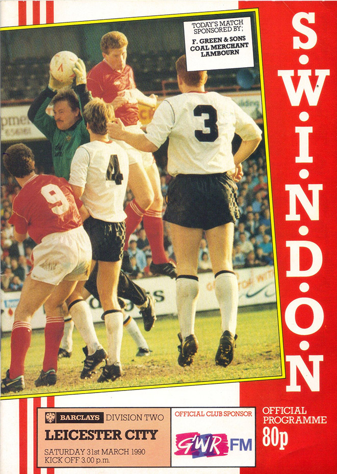 <b>Saturday, March 31, 1990</b><br />vs. Leicester City (Home)